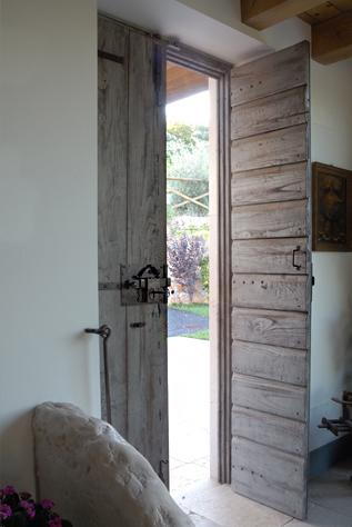 portoncino in legno