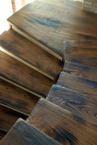 scala in legno